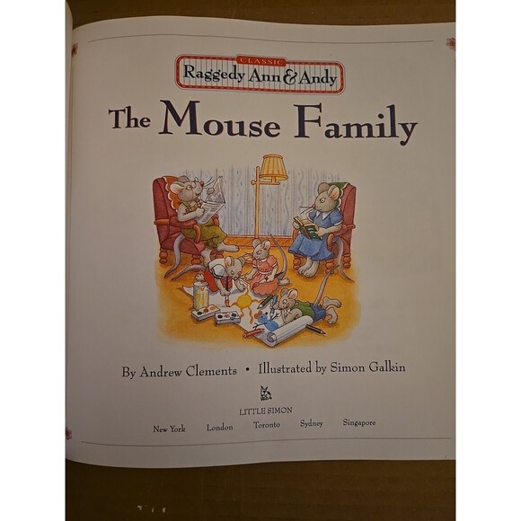 Mouse Family by Andrew Clements (2000, Trade Paperback) 24 Pages Vintage Book - Picture 2 of 5